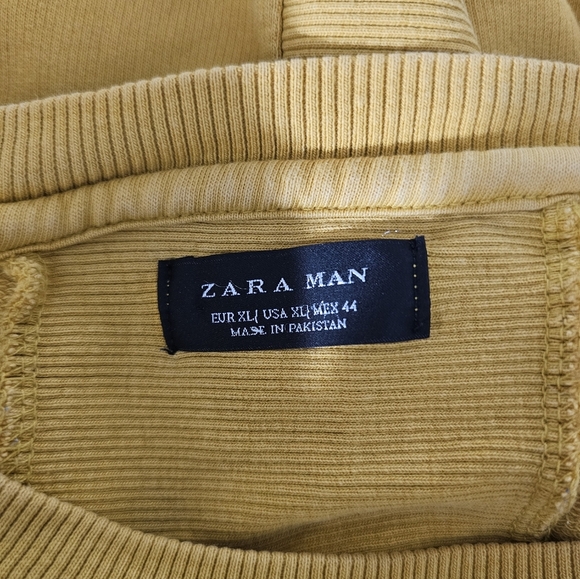 Zara Men Mustard Ribbed Shirt - Picture 5 of 5